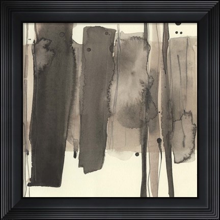 Framed Wood Piling II Print