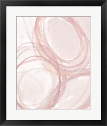 Framed Garden Bubbles II Print