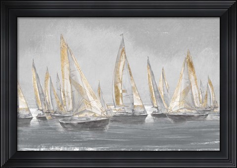 Framed Sailing Horizon Print