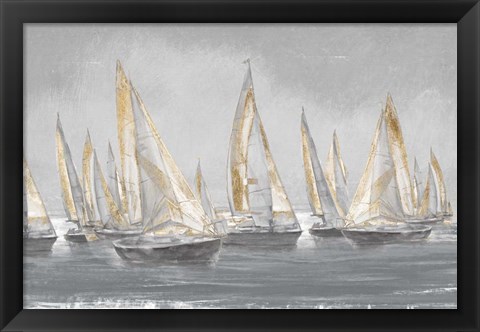 Framed Sailing Horizon Print