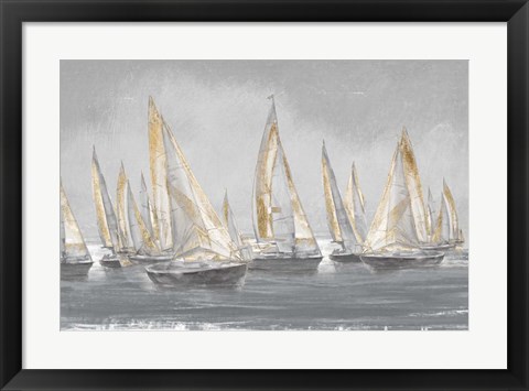 Framed Sailing Horizon Print