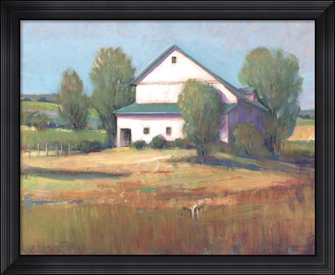Framed Country Barn II Print