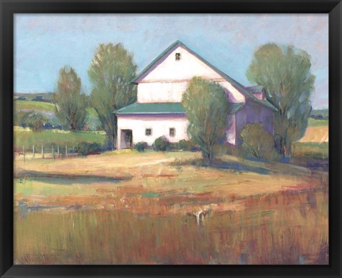 Framed Country Barn II Print