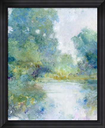 Framed Tranquil Stream I Print