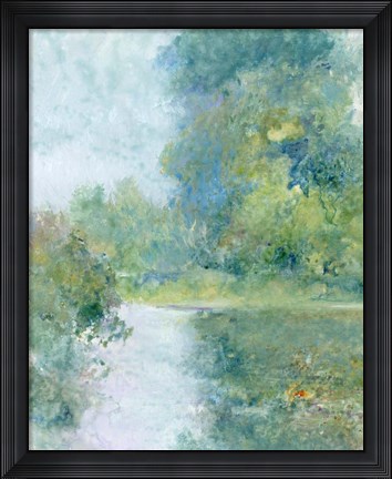 Framed Tranquil Stream II Print