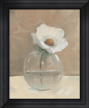 Framed Glass Globe Still Life I Print