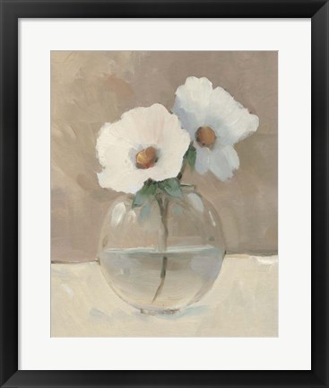 Framed Glass Globe Still Life II Print