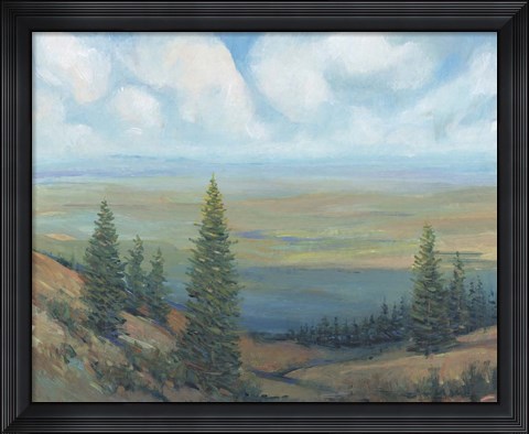 Framed Mountain Top II Print