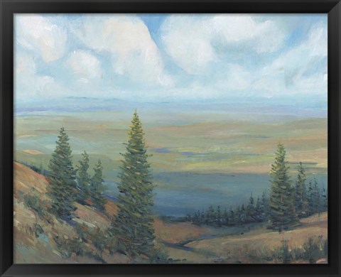 Framed Mountain Top II Print