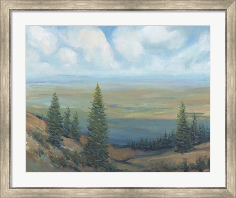 Framed Mountain Top II Print