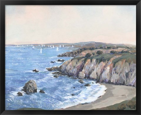 Framed Ocean Bay II Print