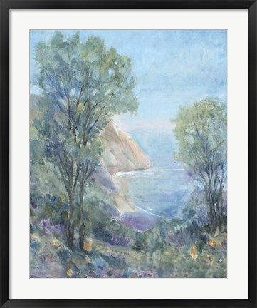 Framed Scenic View I Print