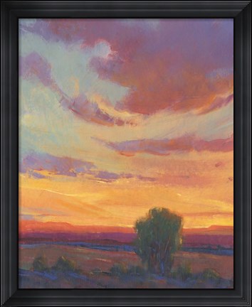 Framed Fire in the Sky I Print