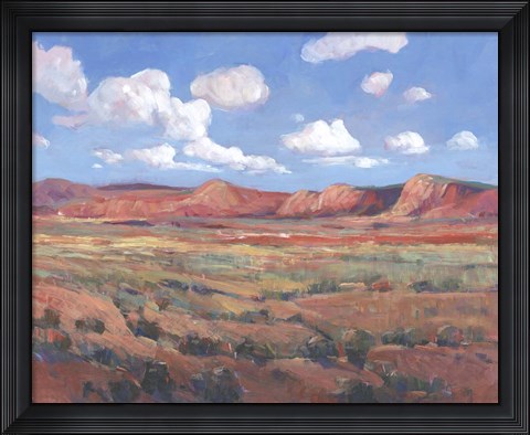 Framed Distant Mesa I Print