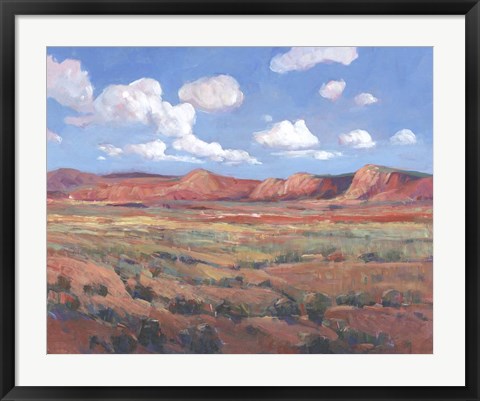 Framed Distant Mesa I Print