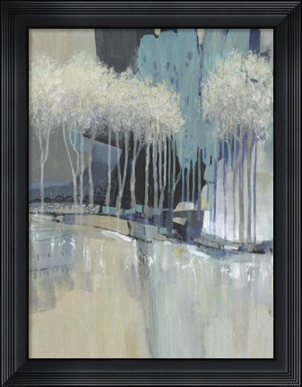 Framed Whimsical Treeline I Print