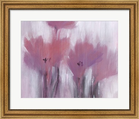 Framed Vibrant Fuchsia Floral I Print