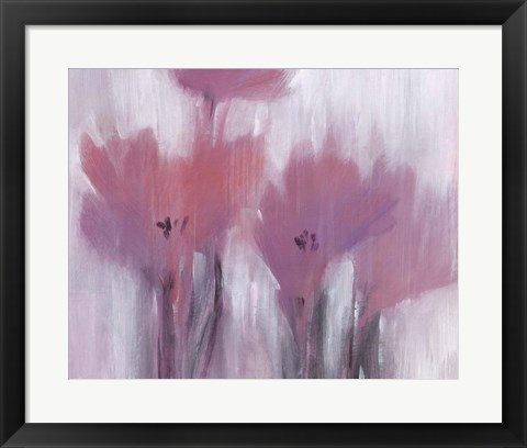 Framed Vibrant Fuchsia Floral I Print