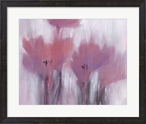Framed Vibrant Fuchsia Floral I Print