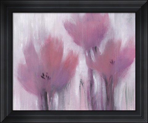 Framed Vibrant Fuchsia Floral II Print