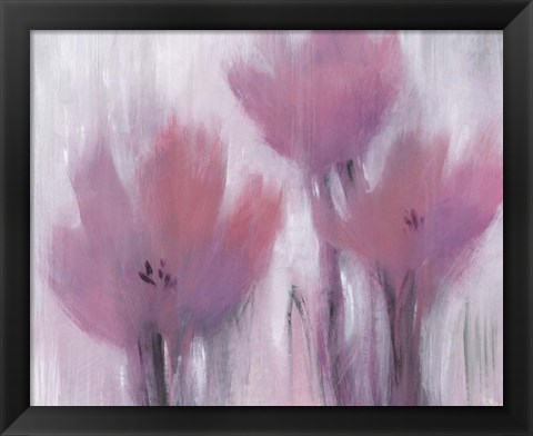 Framed Vibrant Fuchsia Floral II Print