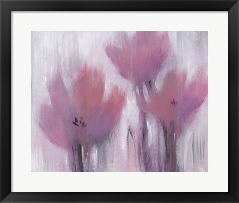 Framed Vibrant Fuchsia Floral II Print