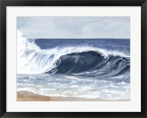 Framed Surf Spray II Print