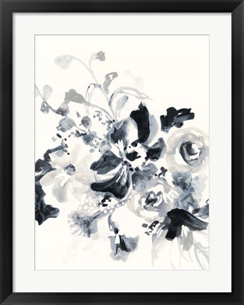 Framed Floral Entanglement I Print