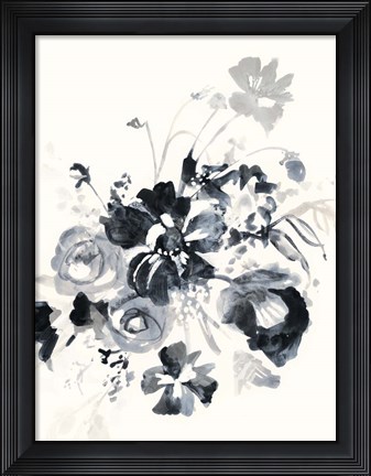 Framed Floral Entanglement II Print