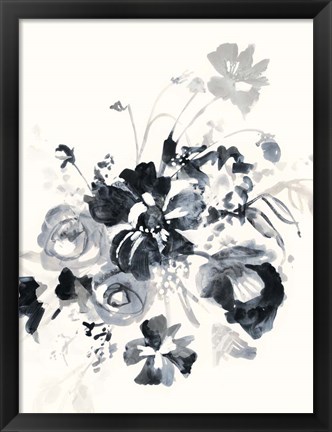 Framed Floral Entanglement II Print