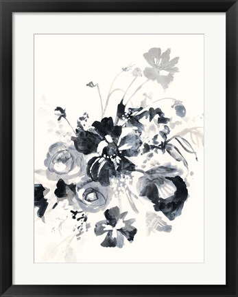 Framed Floral Entanglement II Print