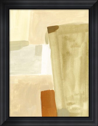 Framed Neutral Block I Print