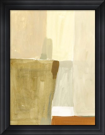 Framed Neutral Block II Print