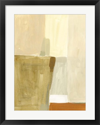 Framed Neutral Block II Print