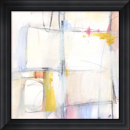 Framed Pastel Meld I Print