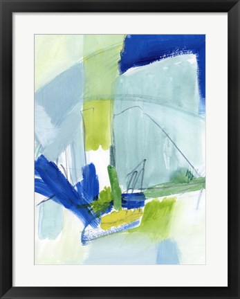 Framed Seaglass Harbor II Print