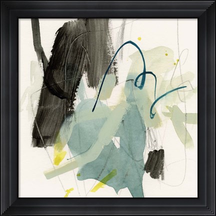 Framed Seafoam &amp; Slate I Print