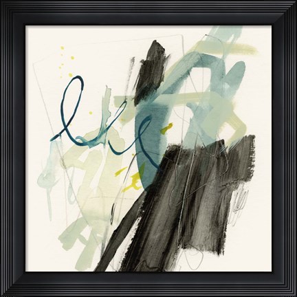 Framed Seafoam &amp; Slate II Print