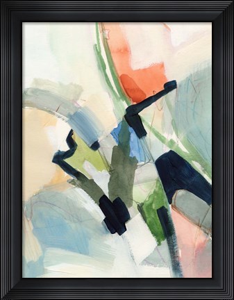 Framed Color Scramble I Print