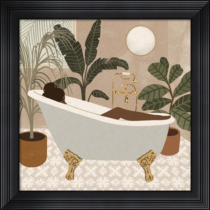 Framed Home Spa III Print