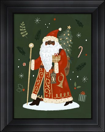 Framed Little St. Nick II Print