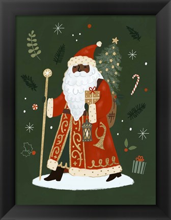 Framed Little St. Nick II Print