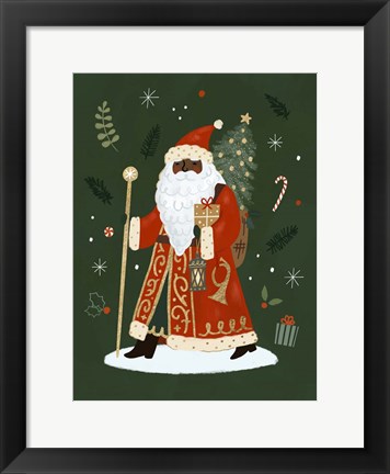 Framed Little St. Nick II Print