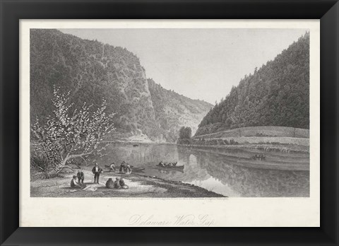 Framed Delaware Water Gap Print