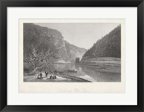 Framed Delaware Water Gap Print