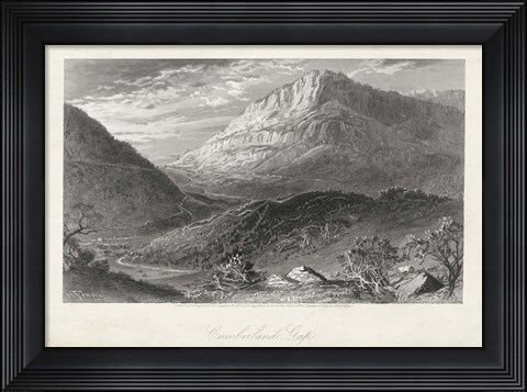 Framed Cumberland Gap Print