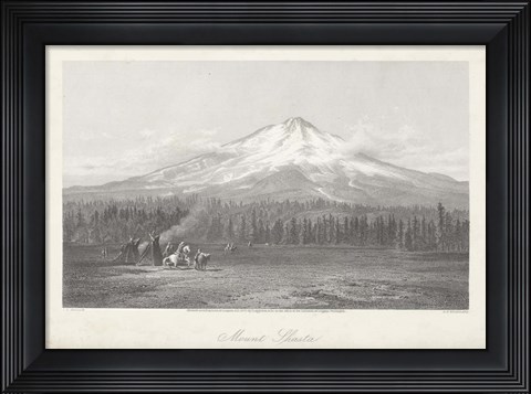 Framed Mount Shasta Print