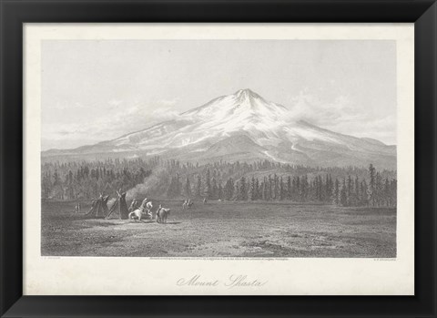 Framed Mount Shasta Print