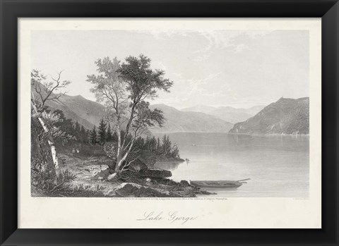 Framed Lake George Print