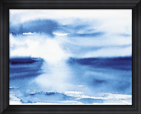Framed Ocean Blue III Print